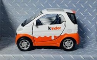 §鈺康商行§Kinder健達出奇蛋Smart限量模型車 復古懷舊收藏品