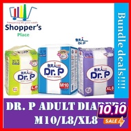 Dr.P Adult Diapers M10/L8/XL8/Tena Dr.P Adult Diapers M10/L10/XL8