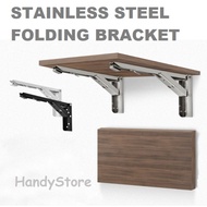 STAINLESS STEEL FOLDING BRACKET/ TABLE/ SHELF/ BENCH/ WALL BRACKET