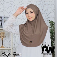 Instant Hijab Bergo Malay Jarsey Comfortable Soft Pad