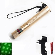 【532nm+18650+Charger】GREEN LASER Pointers 532nm 10000m High Power Laser 303 Lazer SD Burning Powerfu