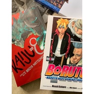 [Preloved Set] Kaiju No. 8 vol. 1 & Boruto vol. 6 Viz Media Manga