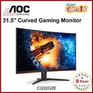 AOC CQ32G2E 31.5 inch QHD Curved Gaming Monitor with 144Hz (Global Cybermind)