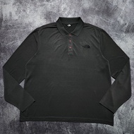 TNF Long Poloshirt size 3XL fits 4XL t shirt lelaki baju t shirt lelaki