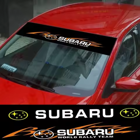 Car Front Windshield Reflective Stickers Window Decal Decoration for Subaru WRX STI Forester Impreza