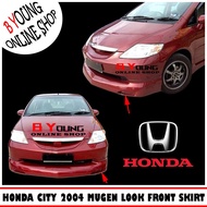 HONDA CITY 2004 FRONT SKIRT OE MUGEN LOOK SKIRT LIP BODYKIT (MG)(FIBER)