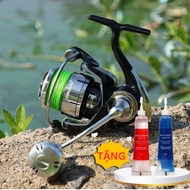 (FREE MACHINE OIL) LEXA PRO fishing reel, extremely smooth rotating metal mortar, all sizes from 300