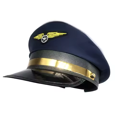 Men Women Baseball Caps Adult Adjustable Captain Costume Admiral Hat Y2K Cosplay Sailor Pilot Hat Fo