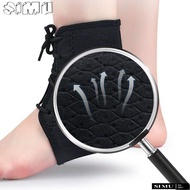 SIMULR Ankle Brace, Diving material Black Ankle Support Brace,  Adjustable Breathable Compression An
