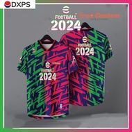 EFOOTBALL  FULL SUBLIMATION JERSEY NEW DESIGN RETRO COLLAR VIRAL Tshirt Lelaki Baju
﻿‌