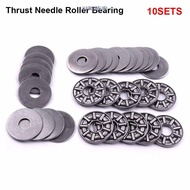 NARCISSUS13A0E 10Sets Thrust Needle Roller Bearing, AXK0619-3047 2AS Washers Flat Needle Roller Bear