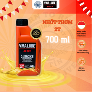 Nhớt 2 thì VMALUBE thơm mùi chewing-gum ít khói 700ml