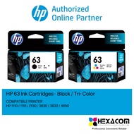 HP 63/63XL Ink Cartridge - Black/Color