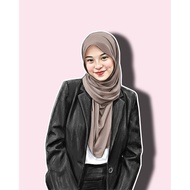 Potret Digital Custom Digital Portrait | Edit Gambar | Digital Art From Photo | Gift Idea
