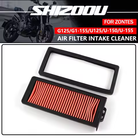 Motorcycle Air Filter Cleaner Intake Element For ZONTES G1-125 G2-125 U-125 U1-125 U-150 U1-150 U-15