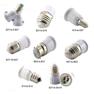 5pcs E27 to E14 Socket Adapter E27 GU10 G9 B22 E14 E12 Converter Led Lamp Bulb Base Conversion Holde