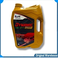 PTT DYNAMIC COMMONRAIL SYNTHETIC SAE 5W-40 ปตท น้ำมันเครื่องดีเซล สังเคราะห์แท้ ปริมาณ 1L./6L./7L./8