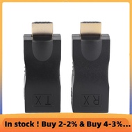 (E L X I) 4K 3D  1.4 30M Extender to RJ45 over Cat 5e/6 Network LAN Ethernet Adapter