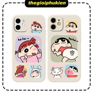 Shin and nene square edge iphone phone case for iphone 6plus/6s/7/7plus/8/8plus11/12/13/14/15/16pro/