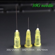 100pcs painless small needle 30G 4/13/25mm disposable 30G medical micro-plastic injection cosmetic s