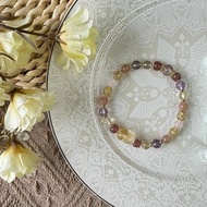 開運黃水晶貔貅彈性手鍊