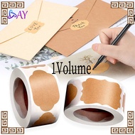 Label Sticker (300 Pcs) Kraft Label Sticker Blank/ Sticker TAG/ Sticker Kraft Paper Blank Kraft Pape
