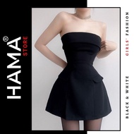 HAMA STORE H4 tube dress - Fake pockets on both sides with adorable breast pads