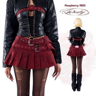Rusty Skirt กระโปรงเอวต่ำมีกางเกงซัพด้านใน พ่นสีลายเฉพาะตัว Lama.Club