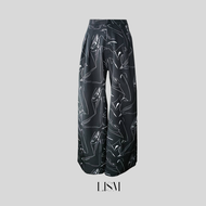 Lism P-017 Power Curve Pants กางเกงขากว้างสุดหรู