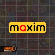 Maxim Sticker Size 10 x 3 Cm