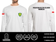 Kaos Lengan Panjang Persatuan Atletik Seluruh Indonesia DB Distro - Kaosilogis