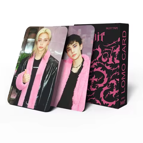 55 new small cards SKZOO Stray Kids idol bangchan felix single small card lomo card K-POP SKZ childr