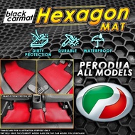[ AUDI ] Hexagon Rubber Mat For A5, A6 HYBRID, AUDI A8L, S5, Karpet Kereta, Pvc Car Carpet, Automoti