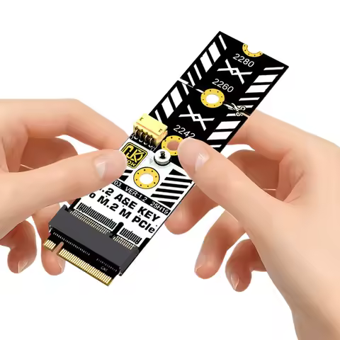 M2 Wi Fi Slot To M Key Converter Tools Included M2 A+E Key To M2 NVME Adapter Converter Compatible w