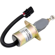 Surla 12V Fuel Shut Off Solenoid 3935649 SA-4765-12 For Cummins 6CT Construction Machinery Parts