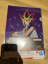 遊戲王 一番賞 F賞 闇遊戲 A4 透明文件套套裝 Yugioh plastic file folder set Banpresto Bandai Namco 日版