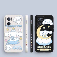 Cute Cinnamoroll Dog Side Printed Liquid Silicone Phone Case For ONE PLUS 9R  9 8T 8 7T 7 6 Pro NORD 2 3 5G ACE 2V