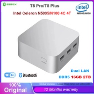 T8 PLUS Mini PC Gamer Intel N150 N5095 Windows 11 Mini PC Gaming N100 DDR5 16GB 12GB 512GB WIFI BT