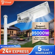 Solar Light Outdoor Lighting 150000W lampu jalan Waterproof Lampu Solar Led Remote Control Solar Str