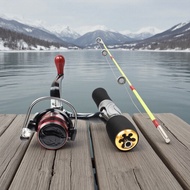 joran pancing shimano full set joran pancing Winter Fishing Rod Set Mini Ice Fishing Rod Full Set Fi