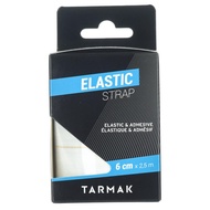 Tarmak 6CM x 2.5M White Elastic Support Strap x1 Gym Fitness Workout Joint Muscle Hand Ankle Protect