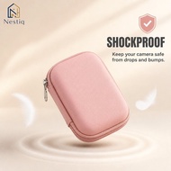 Portable Compact CCD Camera Case Hard Shell Shockproof Waterproof Zipper PU Leather Storage Pouch