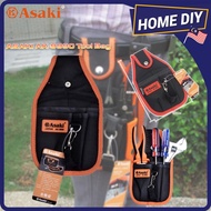 Asaki Tool Bag (AK-9990) / 6 Compartment Tool Bag / Waist Tool Bag