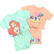 19.90 Disney Kids Girl shortsleeve t shirt short pant - Size 4-7T