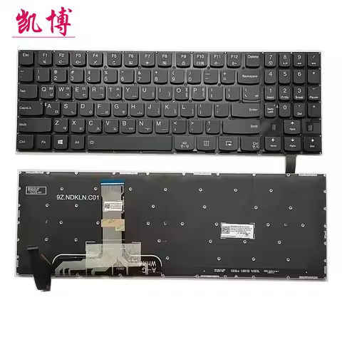 New Korean Layout For Lenovo Legion Y520 Y720 Backlight Black Laptop Keyboard Original PK1312M6B09 3