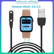 Replacement USB Charging Dock Charging Cable For Reebok RELAY 3.0 2.0 Smart Watch