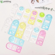 PIDDING Multifunctional Geometric Ruler Junior School Office Architecture Supply Primary Drawing Rul