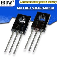 10ชิ้น MJE13003 MJE340 MJE350 TO-126ทรานซิสเตอร์ E13003-2 TO126