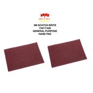 HEAVY DUTY SCOTCH BRITE HAND PAD/ GENERAL PURPOSE HAND PAD 7447 7448 (READY STOCK)