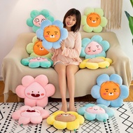 45cm Kakao Friends Cute Cartoon Sun Flower Pillow Cushion Apeach Ryan Korea Pillow Toy